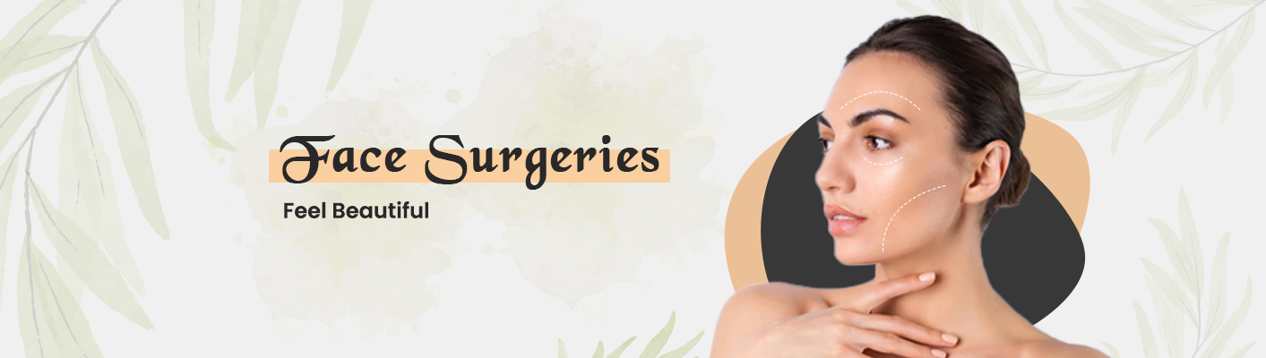 Face surgery procedure for women's faces.